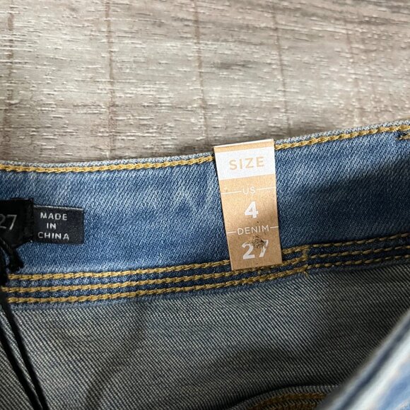 Prana Soma Mid Rise Denim Ankle Skinny Jeans Blue NWT Women’s Size 27 - Picture 8 of 10